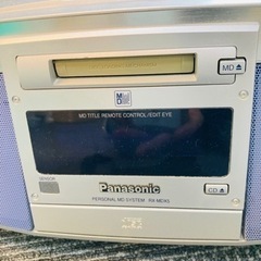 パナソニック　CD MD ラジオデッキの画像