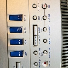 パナソニック　CD MD ラジオデッキの画像