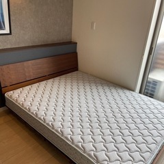 ワイドダブルベッド　ニトリ　フランスベッド