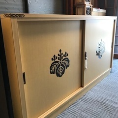 【超美品】長持　桐の紋　五三桐　長持ち　ながもち　大型家具　押入...