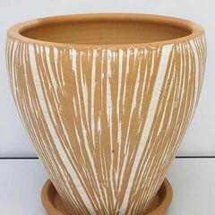 ss3465　植木鉢　テラコッタ　8号　陶器製　輸入雑貨　フラワ...