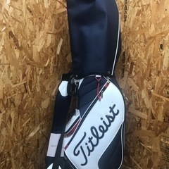 (5519) 直接お引き取り限定 新品タグ付きTITLEIST(タイトリスト) シンプルアスリート キャディバッグ 46インチ対応 メンズ CB791 トリコロール 9 クラブの長さ対応:46インチ 軽量 ゴルフバック メンズ の画像