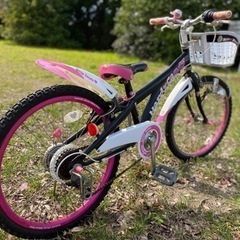 マウンテンバイクタイプの自転車💕22インチ😊