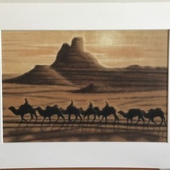 平山郁夫　プリント絵画