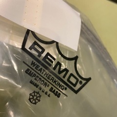 未使用　新品　REMO  ドラムヘッド　 BD 22インチ　クリア-アンバサダー REMO / C-22B クリアー 22インチ レモ ドラムヘッド [BR-1322-00]の画像
