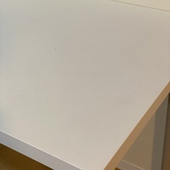  IKEA イケア テーブル LINNMON ダイニングテーブル　脚はグレーの画像