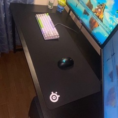 無料 パソコンデスク ダークブラウン 幅120×奥行60cm モ...