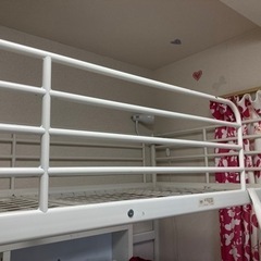 IKEA イケア ロフトベッド  ホワイト(3/20か4/3のお...