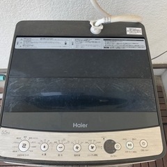 2019年製　ハイアール洗濯機の画像