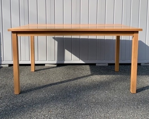 無印良品　オーク材　無垢　ダイニングテーブル　140cm