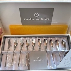 【新品未使用】ミラ•ショーン　スレンレススプーンフォークセット