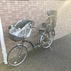ママチャリ　子供2人乗せられます