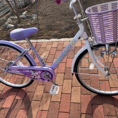 【引き取り希望】ブリヂストン自転車エコパル22インチ　ラベンダー