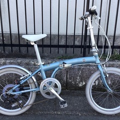＜動作＞FIAT（フィアット）20イン折りたたみ自転車・シマノ7...