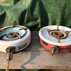 アウトドア 任意設置 ガステーブルコンロ 昭和レトロ 琺瑯 シン...