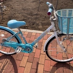 【引き取り希望】ブリヂストン自転車エコパル22インチ　ブルー