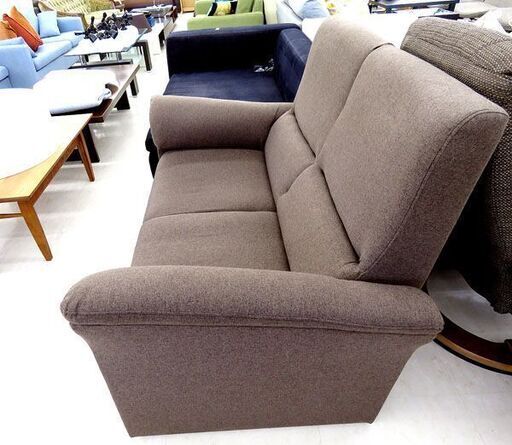 北海道 千歳市/恵庭市 近郊配送 NITORI/ニトリ 2Pソファ 2P SOFA HIDE KD ブラウン 布地