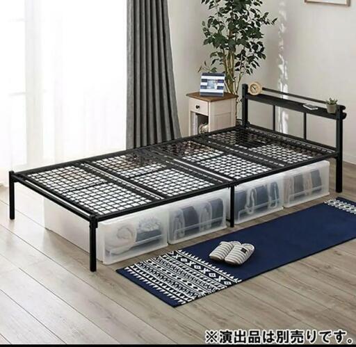 組み立て式シングルパイプベッド