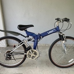 片山右京モデル　折りたたみ自転車　3段＋6段変速の画像