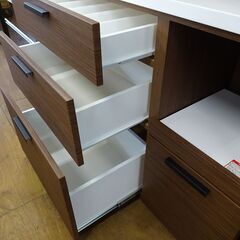 ニトリ　3枚扉キッチンボード　ソレル100KB　2021年製【愛品倶楽部柏店】の画像