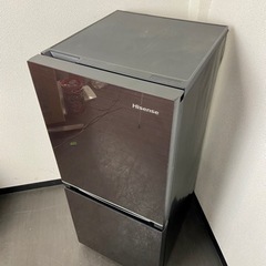🌈激安 2020年製 大人気 ガラストップ‼️Hisense 2ドア冷蔵庫HR-G13B-BR🌈