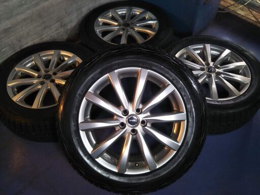 冬 スバル 17インチ【富山】フォレスター レガシィ アウトバック インプレッサ XV 225/60R17 ブリジストン 冬 スタッドレス PCD100 中古 4本