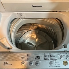 決まりました　Panasonic 洗濯機
