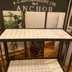 ナチュラルインテリア　ガーデニング　棚