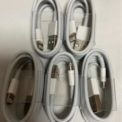 iPhoneケーブル　ライトニングケーブル　データ転送　５本セットの画像