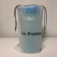 2200ml ストロー ボトル 目盛り付き　大容量 広口 洗いやすい　携帯便利　子供大人兼用 ウォーターボトルの画像