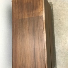 【受付終了】無印良品のユニットシェルフシリーズのパーツまとめ売り(ウォールナット引出+帆立)の画像