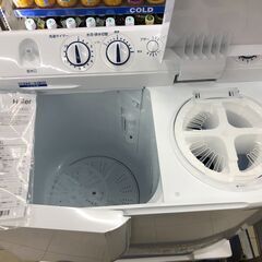 【店頭お渡し】21年製未使用品　2槽式5.5㌔洗い5.0㌔脱水　ハイアールの画像