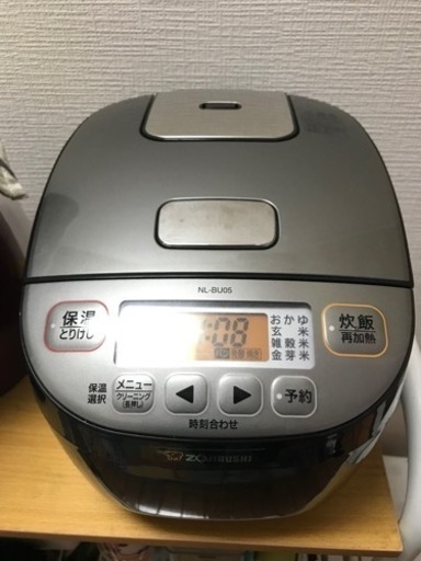 取扱説明書付き　炊飯器