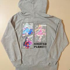 新品 BANDAI アイカツプラネット フード付き パーカー 1...