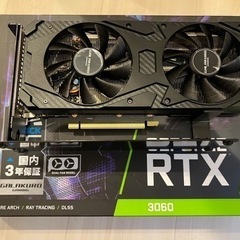 玄人志向 GALAKURO GG-RTX3060-E12GB/O...