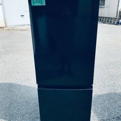 ✨2020年製✨2212番 amadana✨2ドアノンフロン冷凍冷蔵庫✨AT-RF150-BK‼️