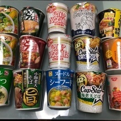 カップラーメン等　15個