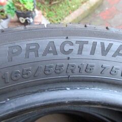 商談中！YOKOHAMA製165/55R15 4本中古品 （2019年製）の画像