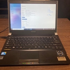 インテルi5搭載！メモリ8GB☆ノートパソコンTOSHIBA dynabook