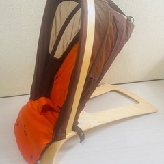 北欧 SVANBABY スヴァン ベビー バウンサー　 オレンジの画像