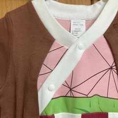 90センチ　ロンパース　鬼滅の刃　竈門ねずこ　ベビー服　ベビー　コスプレの画像