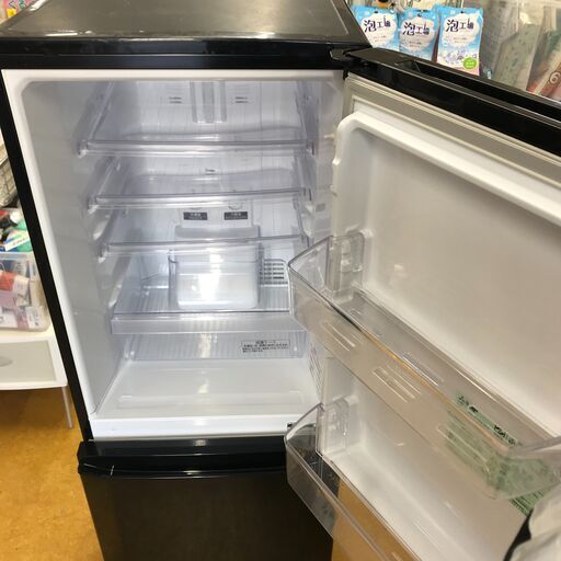 30日迄！送料無料★三菱 146L 冷蔵庫【MR-P15A-B】EEBN 三菱 買い替え応援セール 中古 冷蔵庫 一人暮らし 146L ボトム