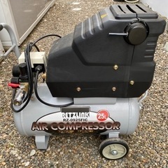 エアーコンプレッサー　25L コメリで購入