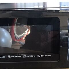【美品】アイリスオオヤマ　電子レンジ フラットテーブル　　IMB...