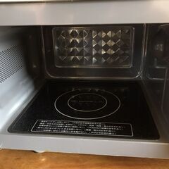 【美品】アイリスオオヤマ　電子レンジ フラットテーブル　　IMB-F183-6の画像
