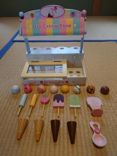 木のおもちゃ　アイスクリームショップ　マザーガーデン