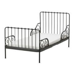 IKEA アイアンベッドフレーム子供女性 収納つきの画像