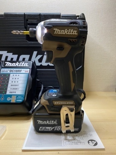 中古 マキタ　TD171 18V インパクトドライバー　ブラウンセット