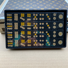 モノグラム柄麻雀牌　未使用品の画像