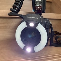 発送可能　マクロリングLED+ストロボライト　モデル撮影　YouTube SNSの画像
